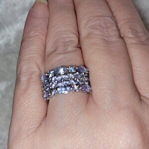 Tanzanite Ring Sz 6 in 925 Silver